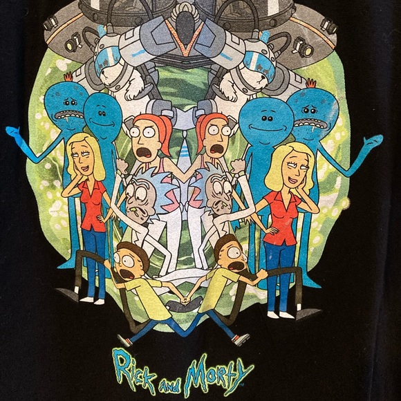 Rick & Morty Adult Swim Trades T-shirt Size Medium